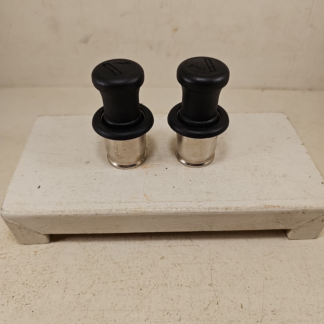 2x OEM Ford Mustang Lincoln Town Car Front Cigarette Lighter Knob F7SZ-15052-AA