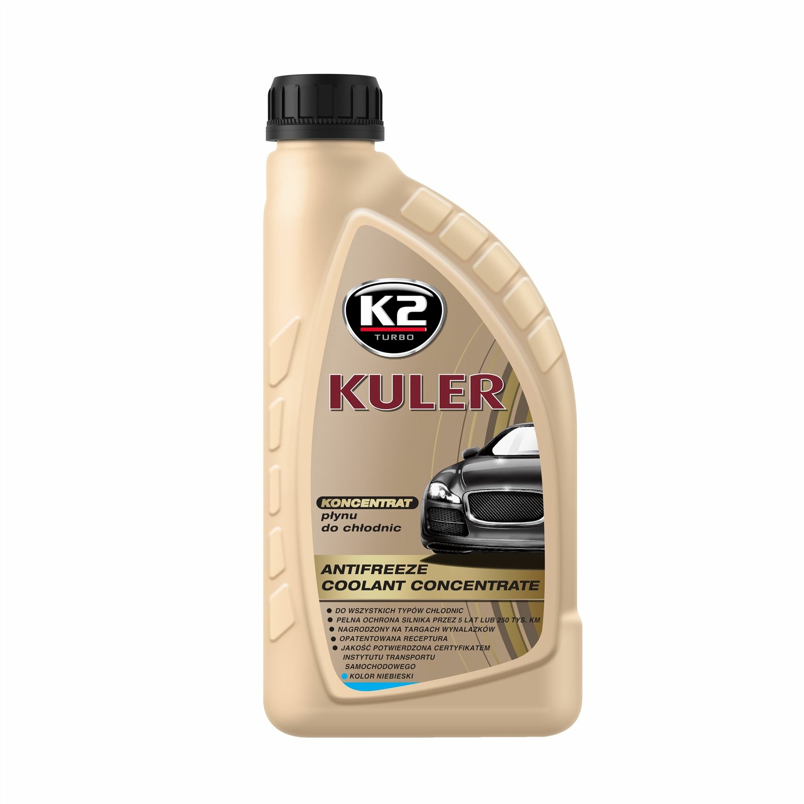 K2 T211N Blue Coolant Antifreeze conc. 1:1 KULER 1L