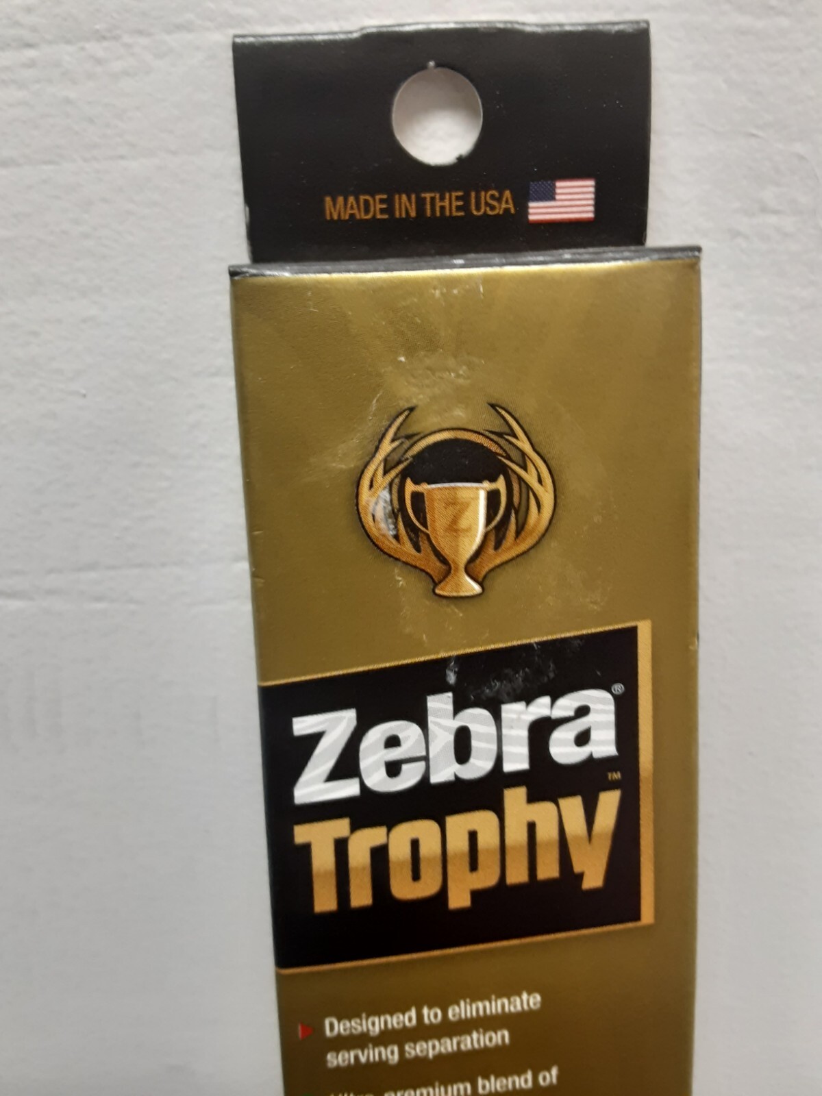 Zebra Trophy Bow Cable/ 13" Black Halon Series - NEW