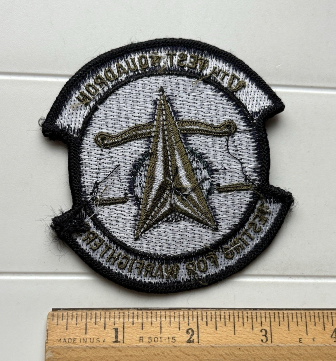 17th Test Squadron Testing for Warfighters Embroidered Patch