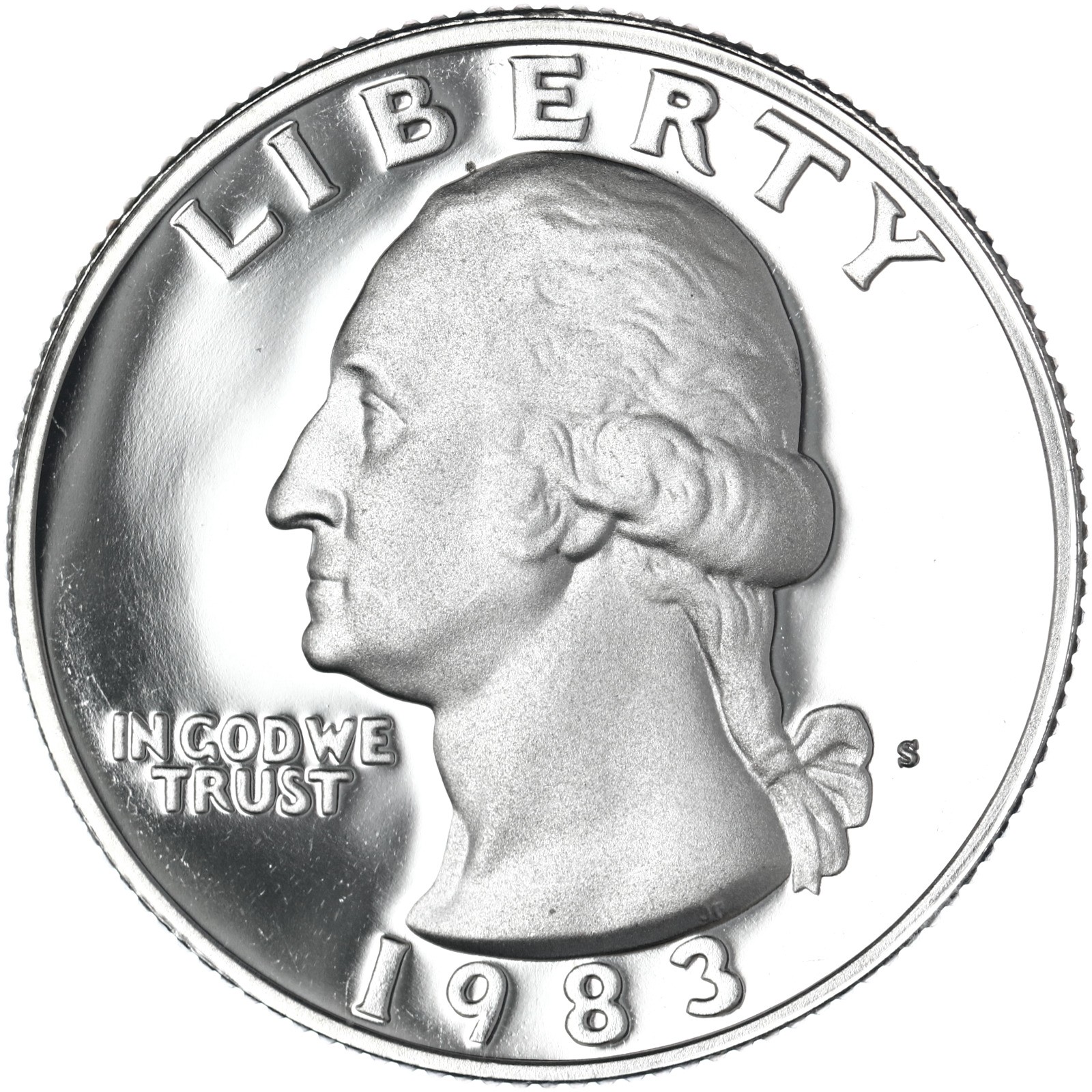 1983 S Washington Quarter Gem DCam Proof CN-Clad
