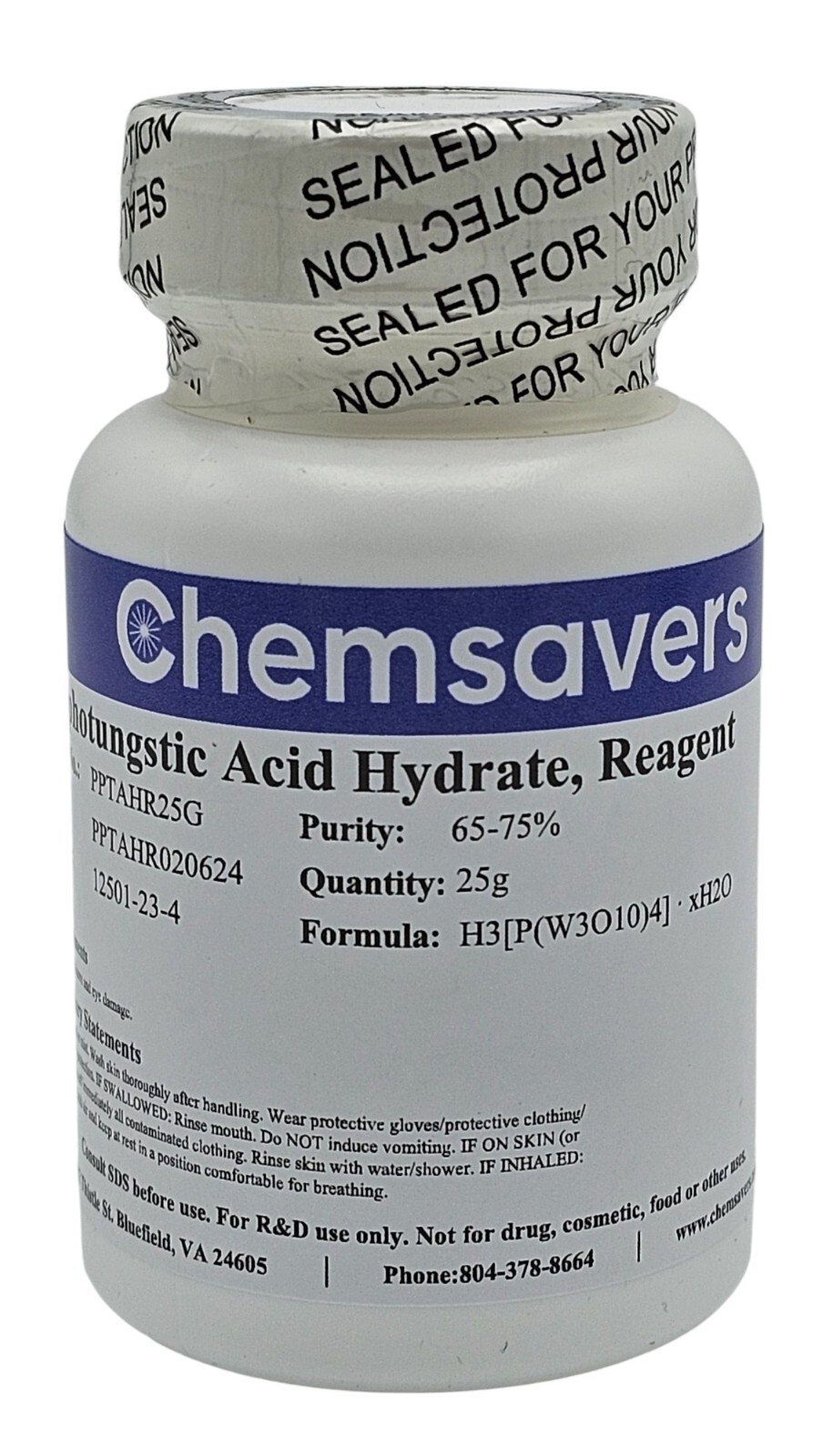Phosphotungstic Acid Hydrate, Reagent, 25g