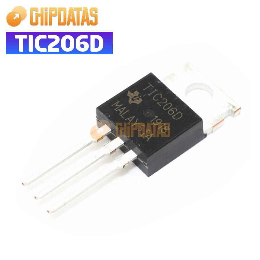 5PCS New TI TIC206D TO-220 TRIAC SENS GATE