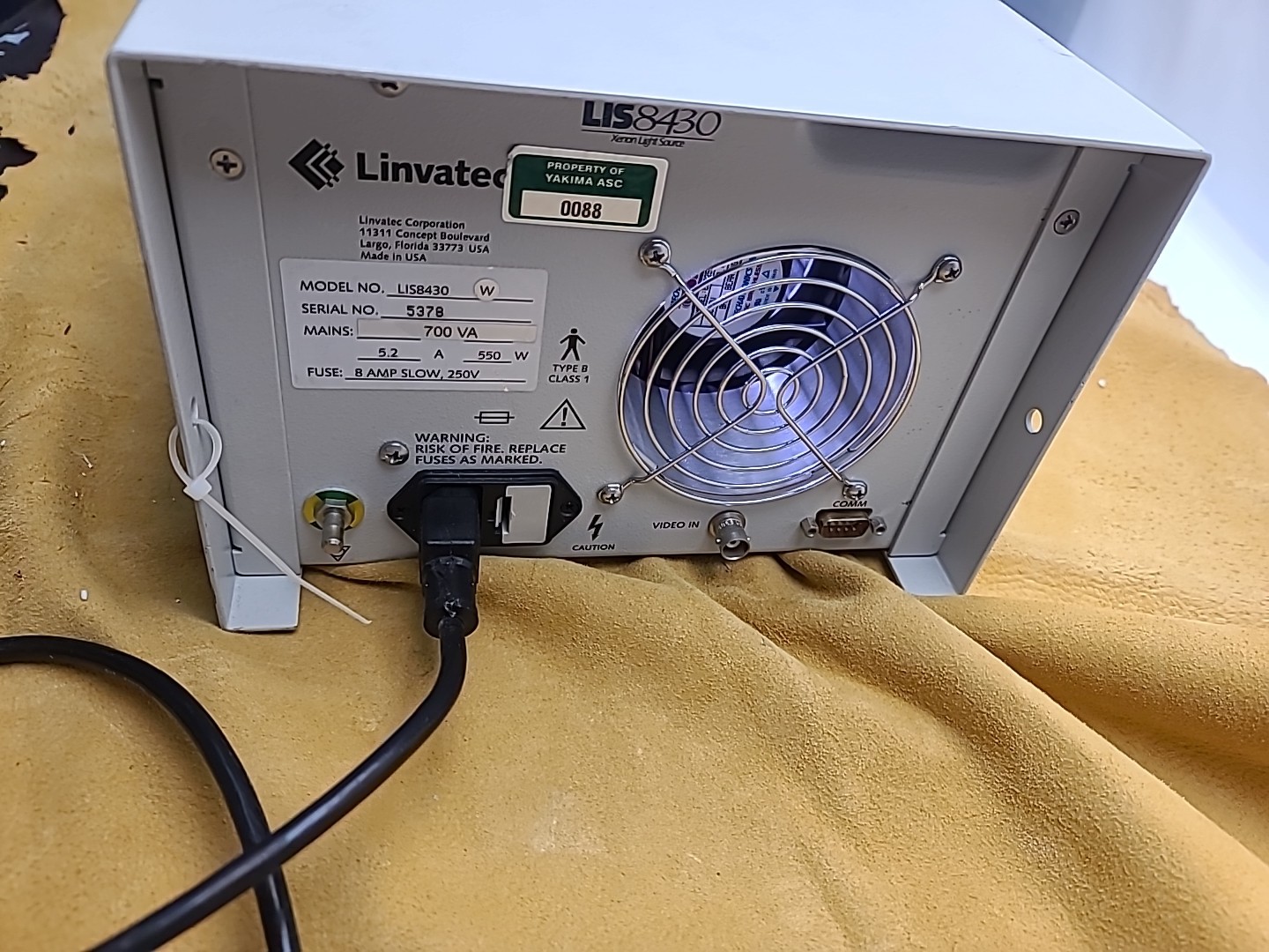 Linvatec Concept LIS8430 Xenon Light Source. Tested and Working Free Shipping!!