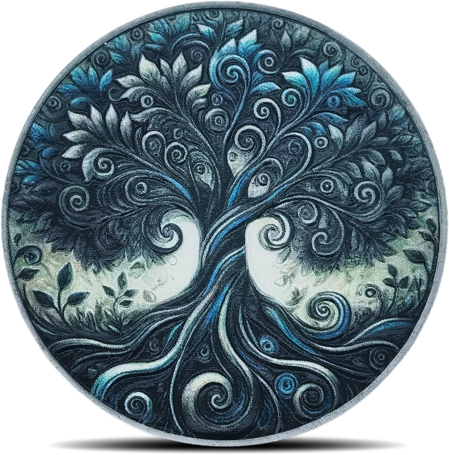 Inspirational Coins Tree of Life Challenge Coin - Motivational Quote & Artistic