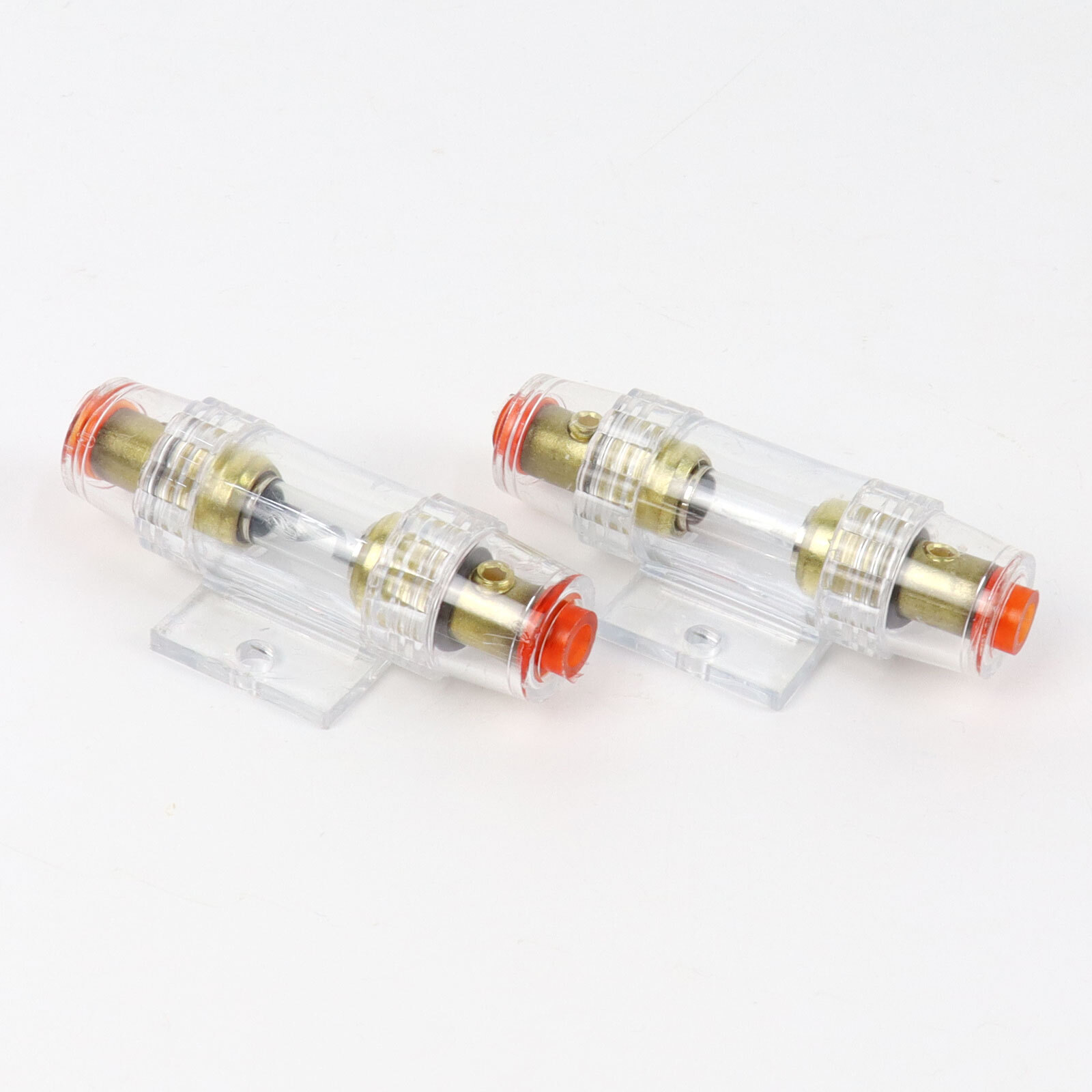 60A AGU Inline Fuse Holder Car Audio Circuit Protect 4 8 10 AWG Distribution Lot