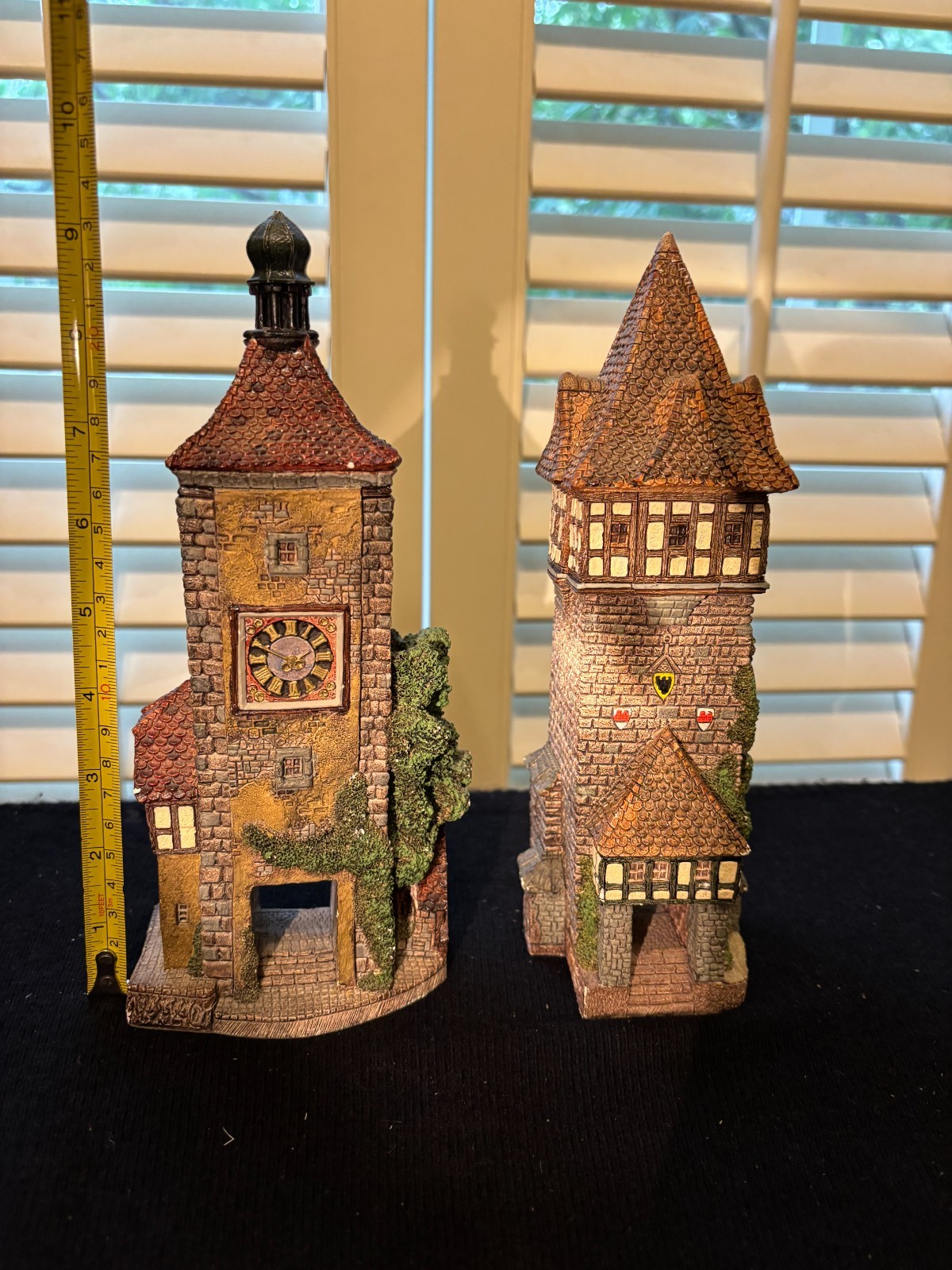 Set of 2 John Hines Studio "Juhneturm Clocktower" & "Jungfernturm Maidens Tower"