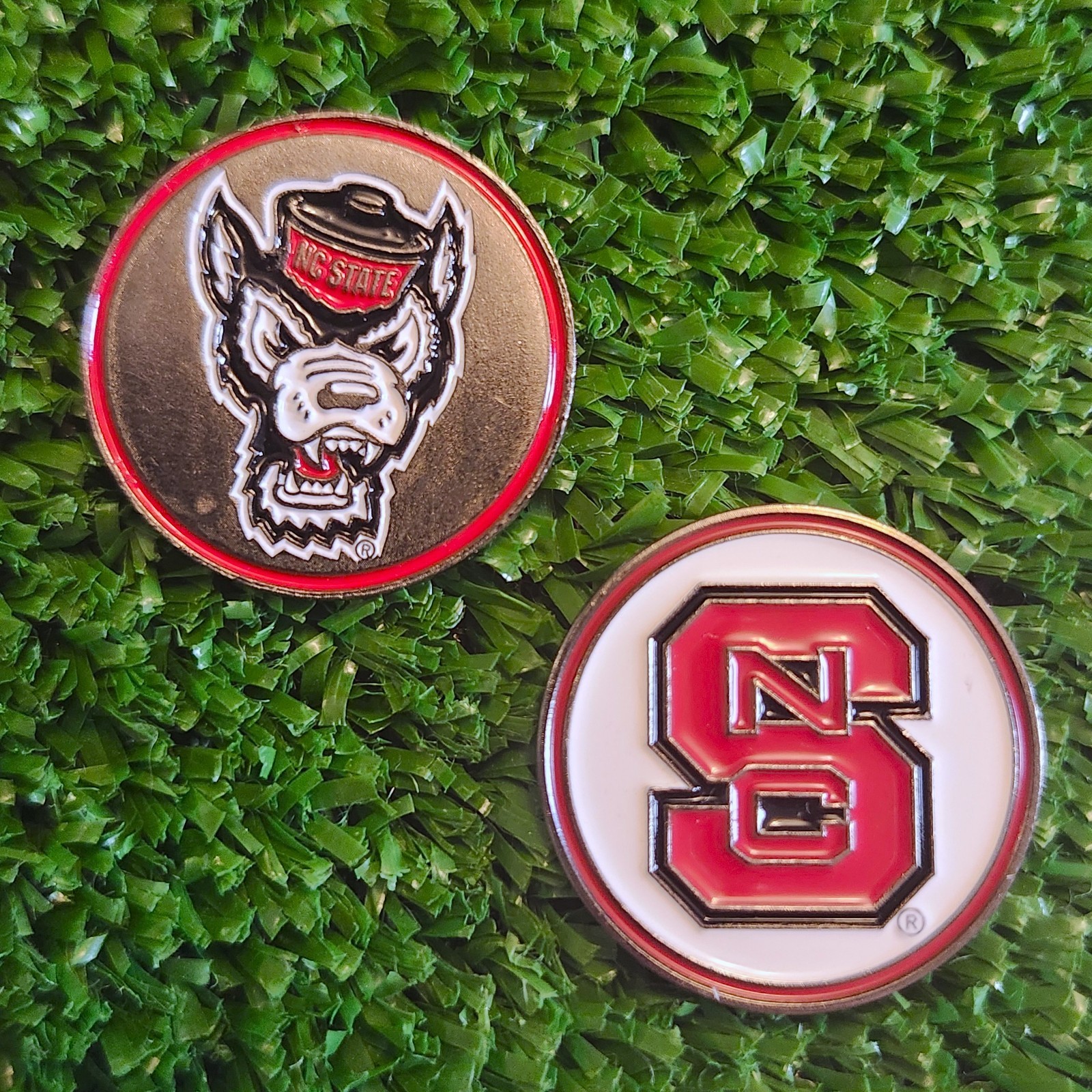 North Carolina State Wolfpack Golf Ball Marker New