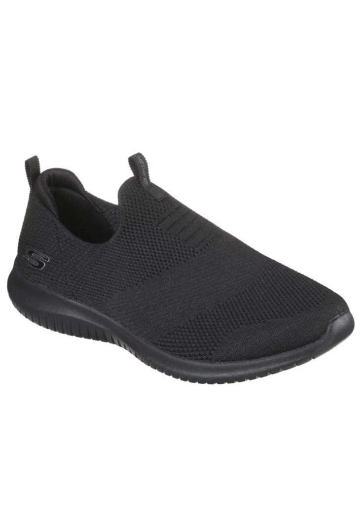 Skechers Black Ultra Flex First Take Slip-On Sneakers. Sz 7.5 NIB!