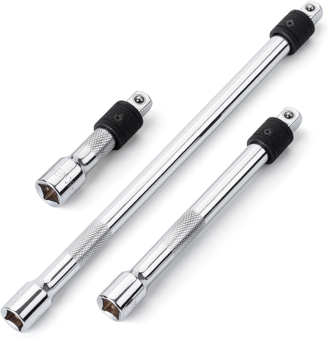 3Pcs Socket Extension Set 3/8" Drive Impact Locking Extension Bar 3" 6" 10"