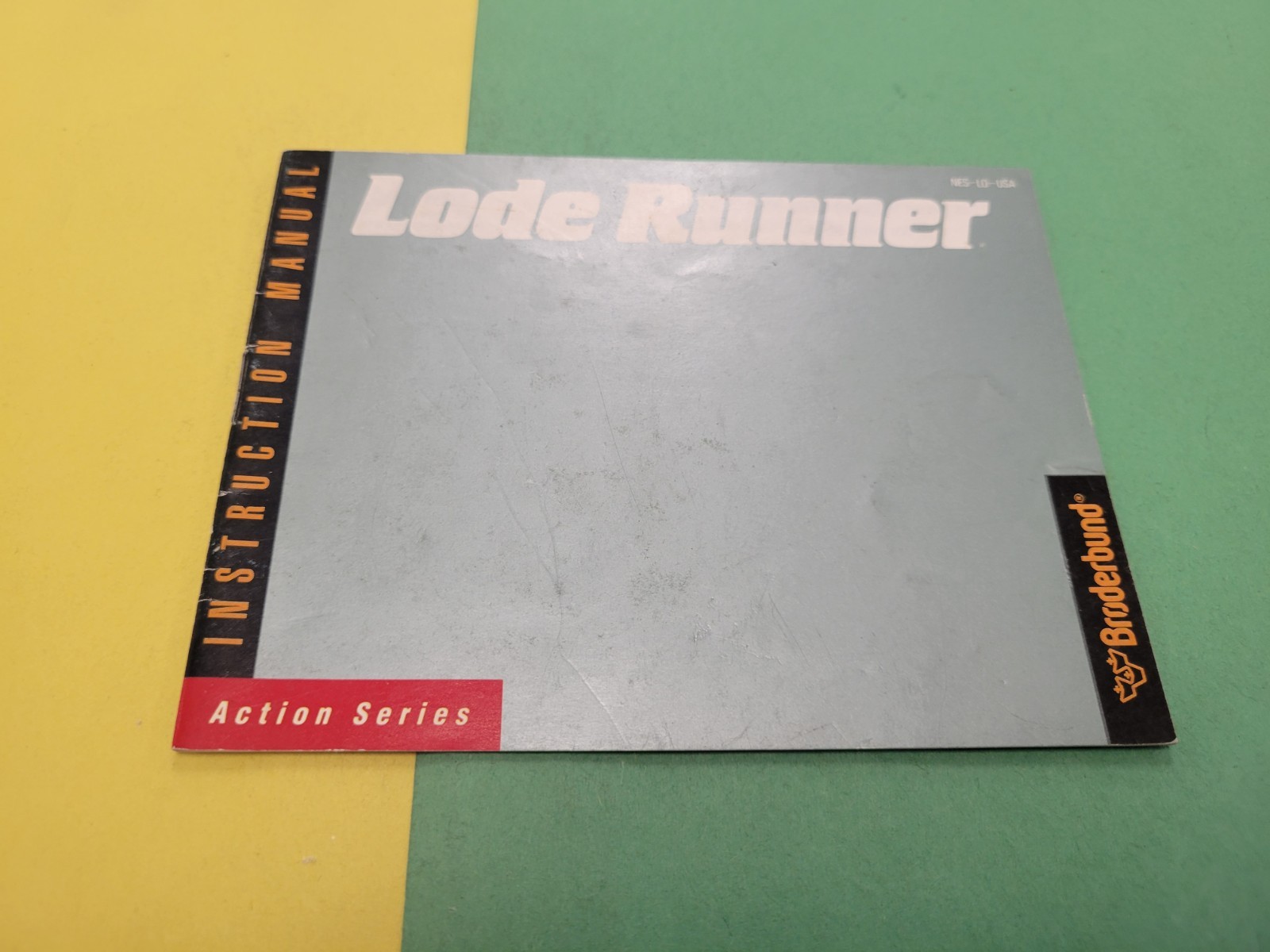 Lode Runner Nintendo NES Manual Instruction Booklet Authentic