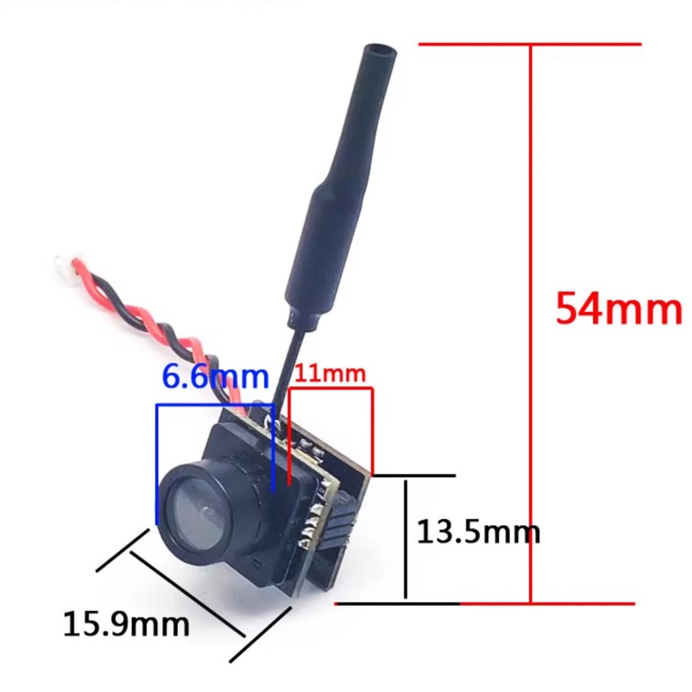 Radiolink 5.8G 48CH FPV Camera Support External OSD Chip and Smartaudio