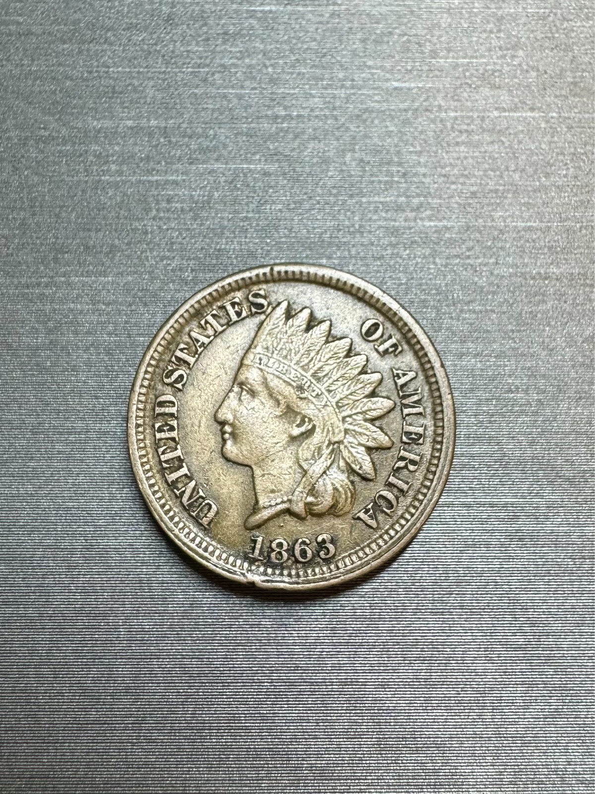 1863 Indian Head Cent Very Fine VF Coin (See Photos!!) #237