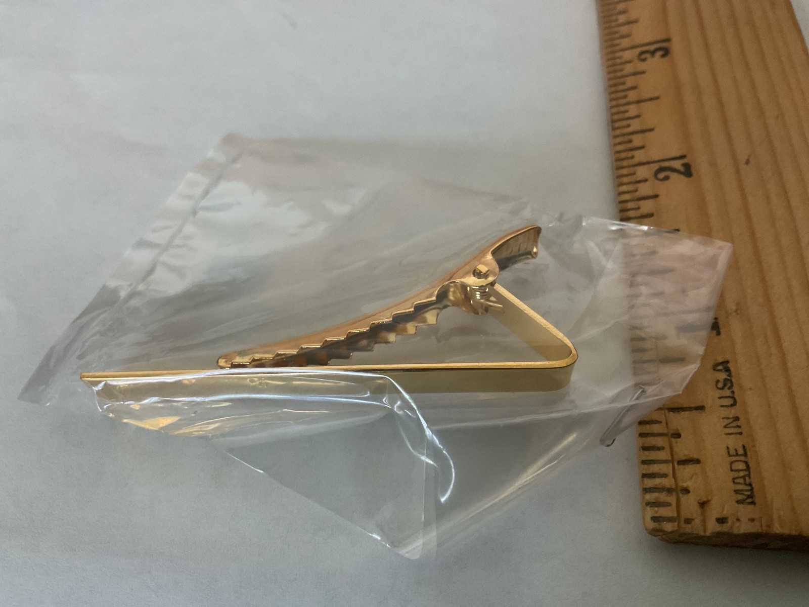 Gold tie bar Stainless Steel  2 1/4” inch long and 1/4” inch wide, 12 tie bars