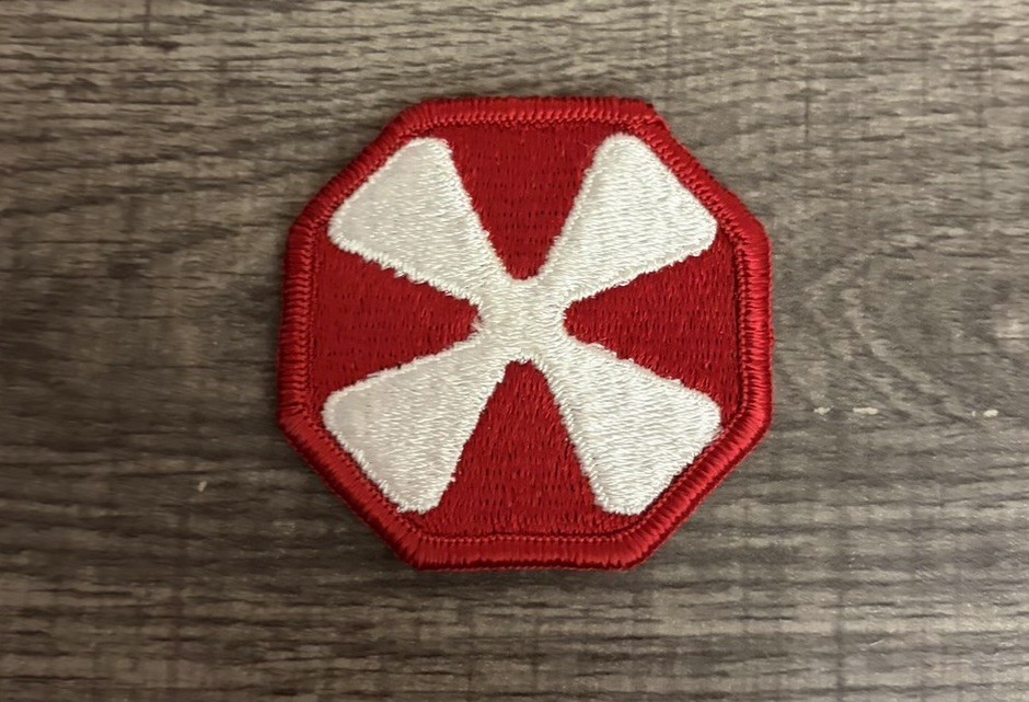 Original WWII U.S. 8th Army Shoulder Patch SSI Vintage
