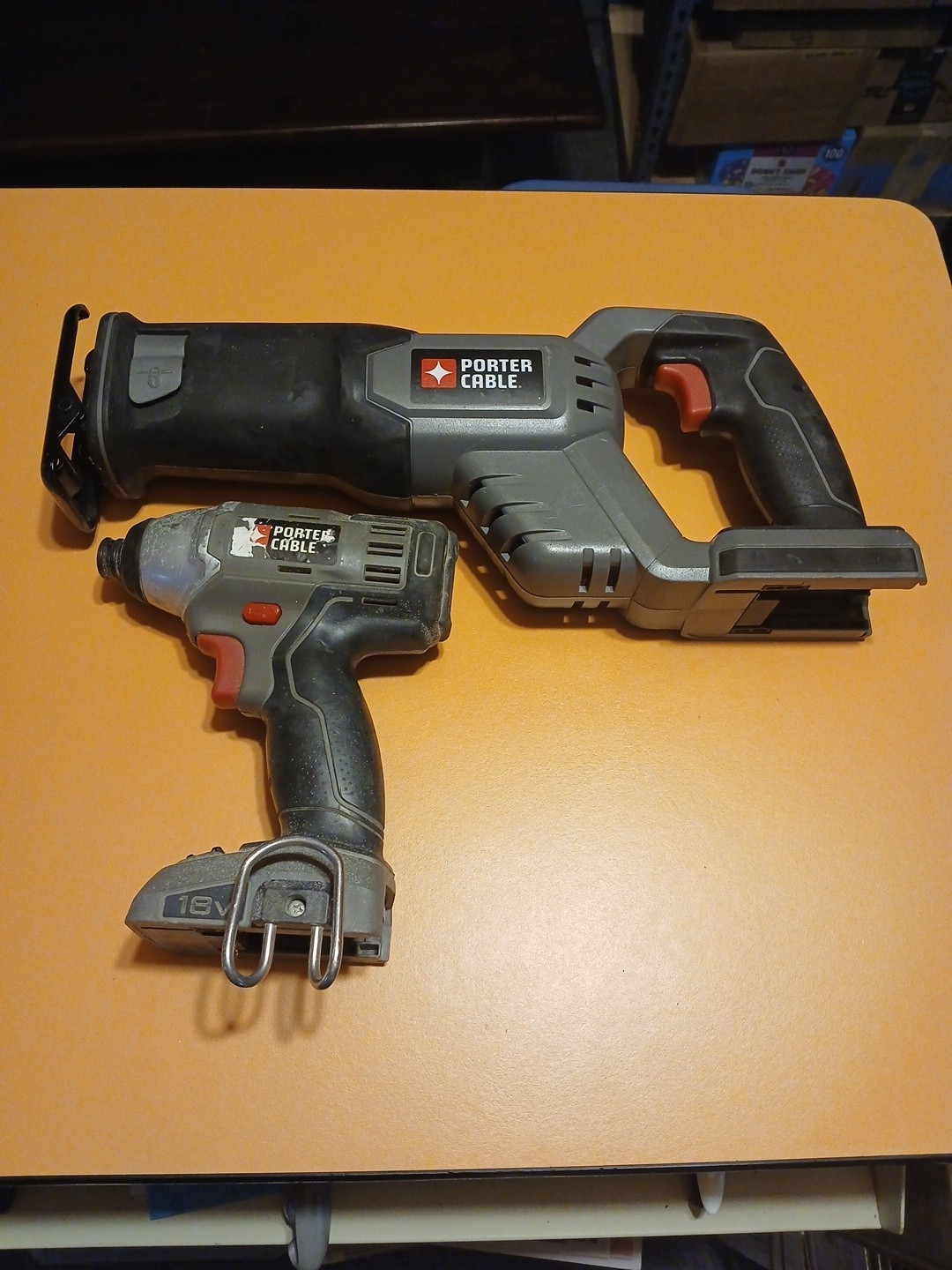 Porter Cable 18v Impact Driver Reciprocating Saw PCL 180ID PC1800RS Both Work