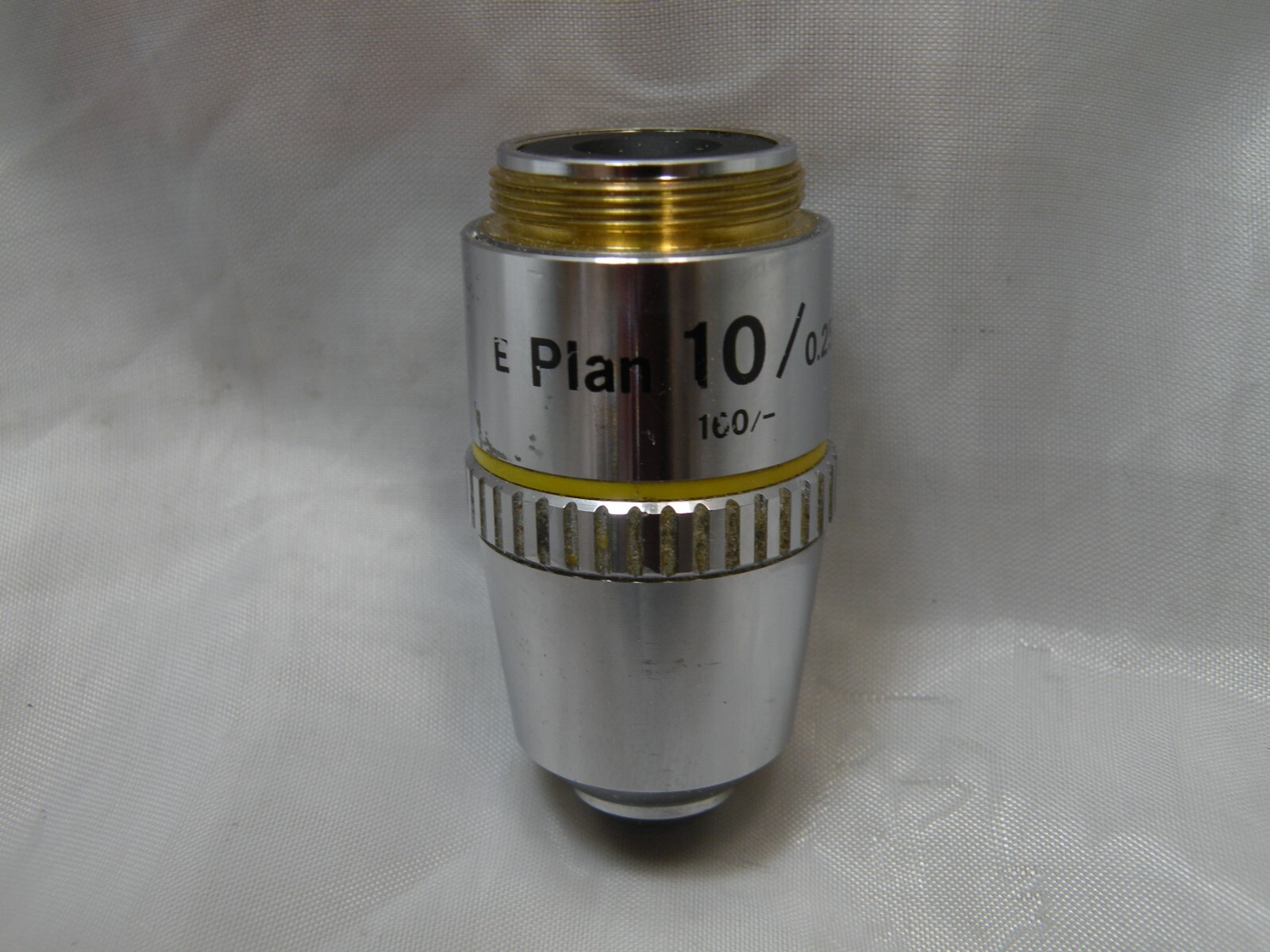 Nikon E-Plan Objectives:- 4X, 10X, 40X, 10OX Oil, Good Condition