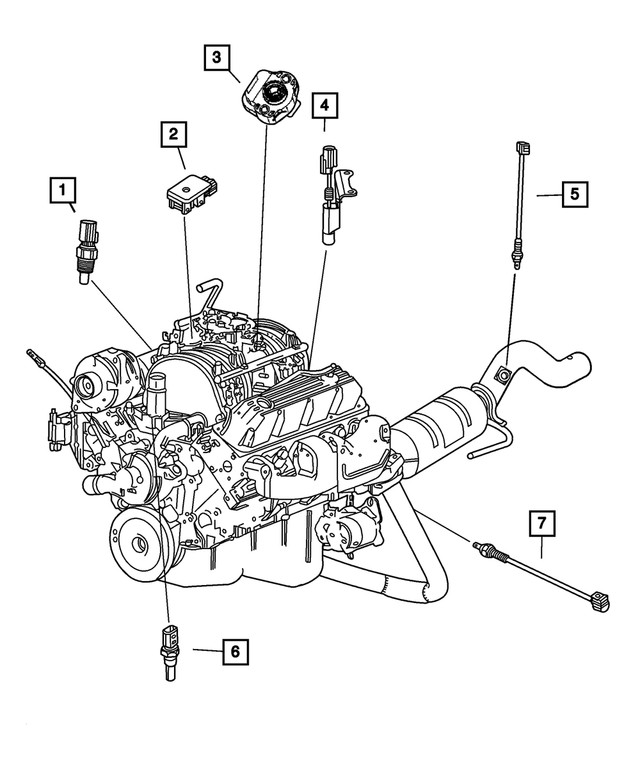 Genuine Mopar Oxygen Sensor 56041212AE