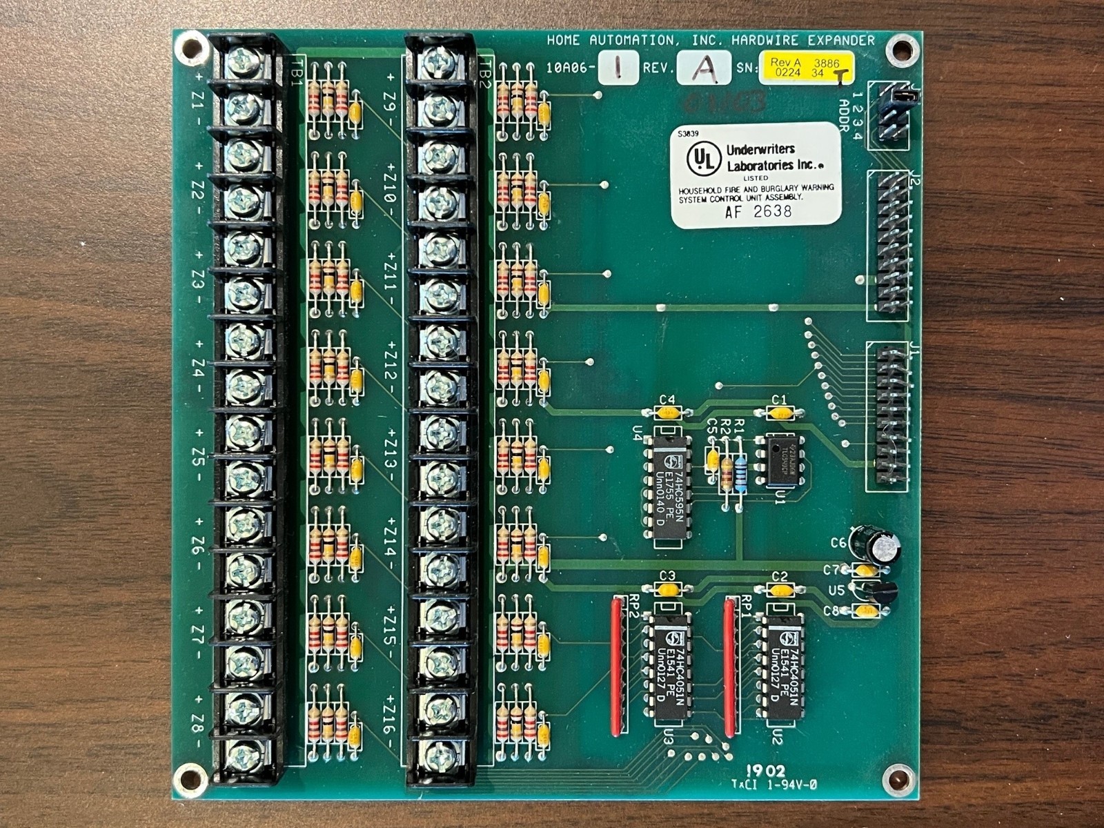 HAI OMNI Leviton Security  10A06-1  16-Zone Hardwire Expander Home Automation
