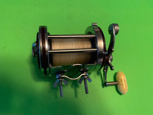 VINTAGE PENN SQUIDDER NO. 140 FISHING REEL WITH NEWELL SPOOL STEEL GEARS & GUTS