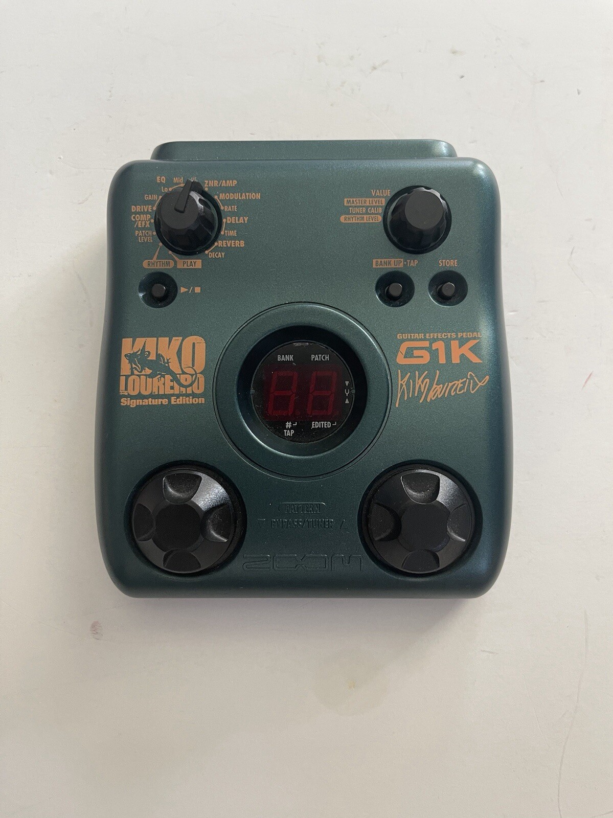 Zoom G1K Kiko Loureiro Signature Edition Guitar Multi Effects Processor Pedal