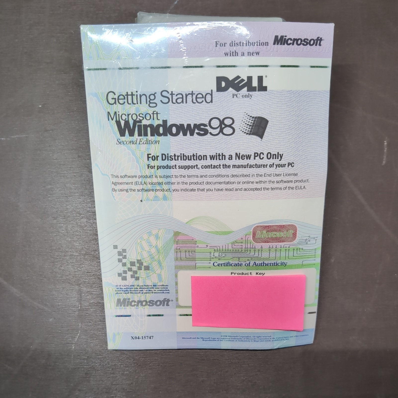 Microsoft Windows 98 SE 2nd Edition - NEW & Sealed!!!