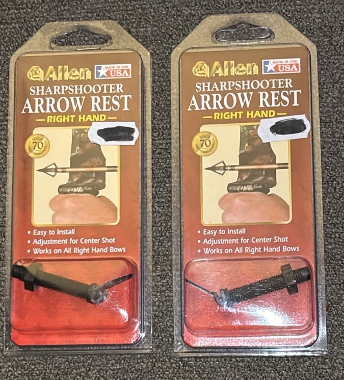 Allen Sharpshooter Arrow Rest Right Hand Set Of Two NEW