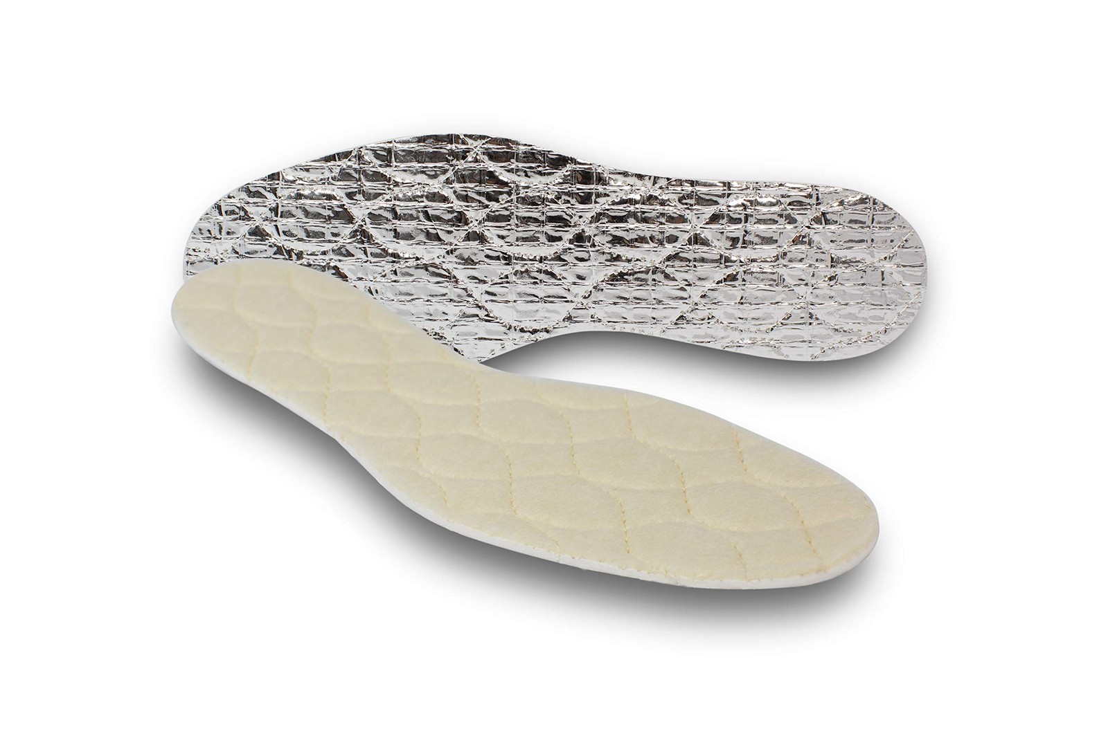 Solar Insulating Insoles, Made in German, Quilted Wool Top, Foam Insulating L...