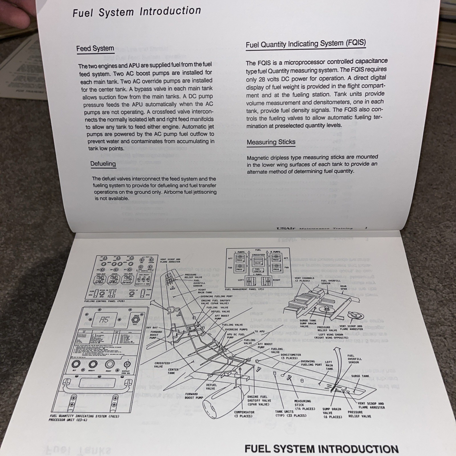 1991 US AIR 757-200 Maintenance Training Manuals