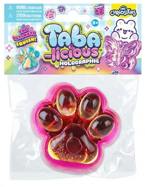 New Taba-Licious Curiosities Holographic Paw 3-Inch Squeeze Toy VIRAL  TIK TOK