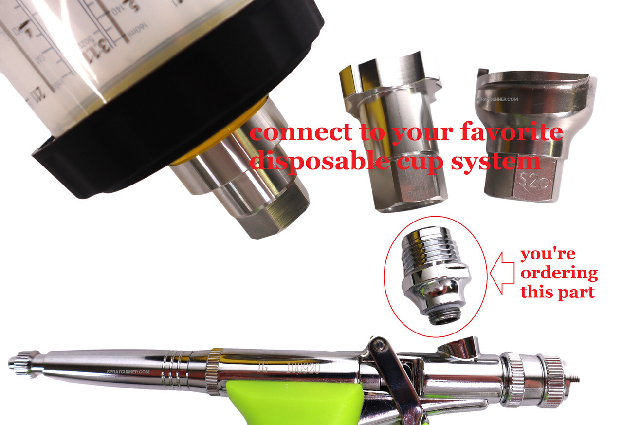 Adapter for disposable cup adapter