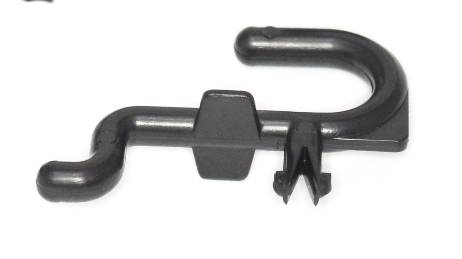 Plastic Black Peg Board Hook Kit Storage 25 Pack J Hook PEGBOARD NOT INCLUDED