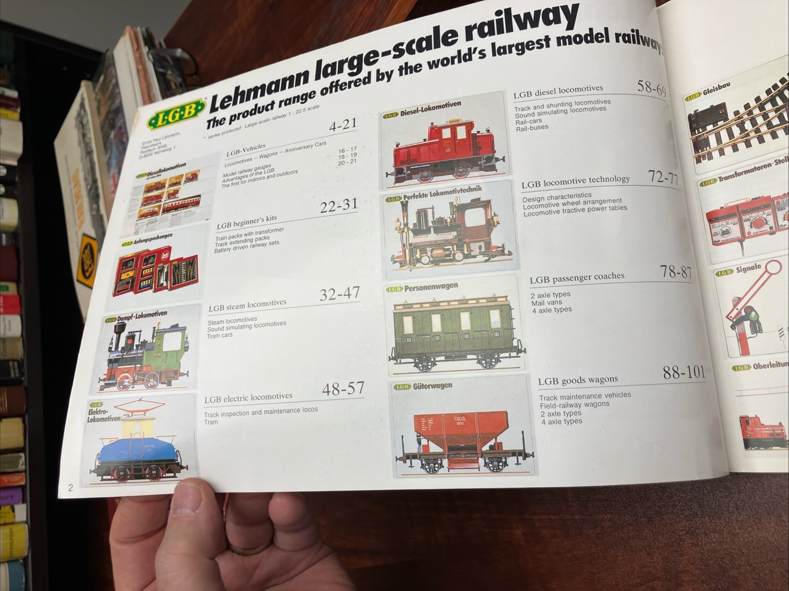 L.G.B. The Big Train Book Catalog Guide Lehman GroB Bahm Nurnberg D 8500