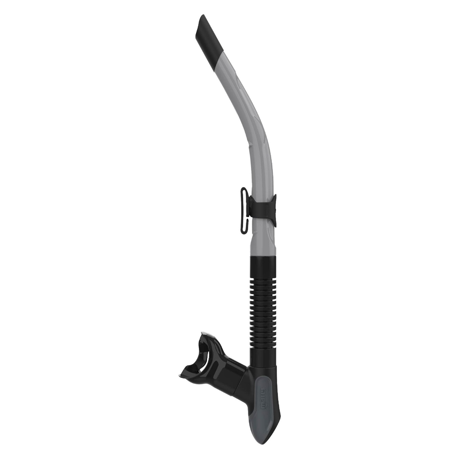 Mares Ergo Flex Snorkel for Scuba Diving, One Size, Black/Light Grey