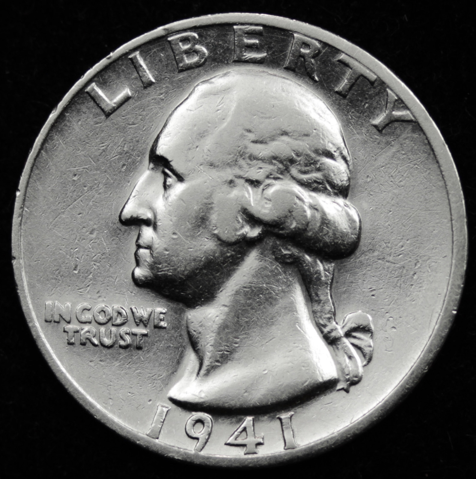 1941-s Washington Quarter.  High Grade.  65742   (Inventory A)