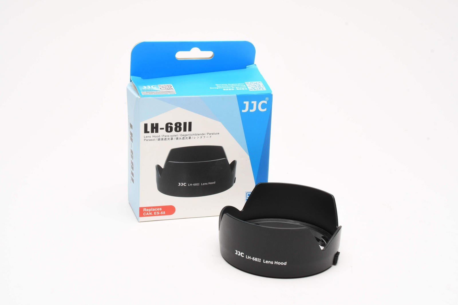 JJC LH-68II Bayonet Mount Petal Lens Hood Canon EF 50mm f1.8 STM ES68 New