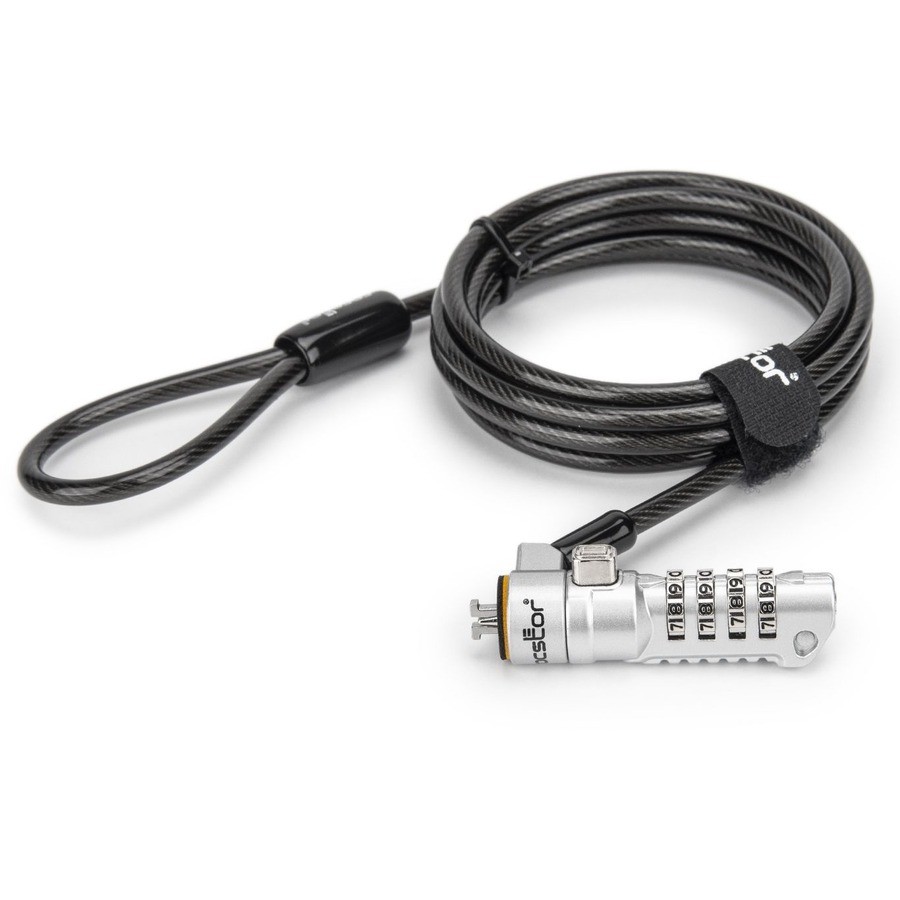 Rocstor Rocbolt N19 Security Cable, 4-digit Combination Lock For Nano-Shaped Slo