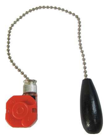 DAYTON VEPULLCSG Pull Chain Switch, Off/On/On/On, SP3T 19YX62