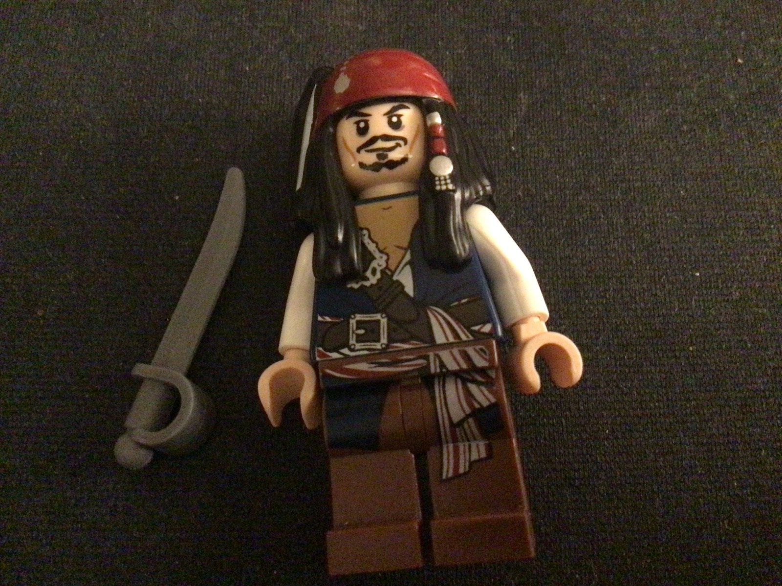 Lego Jack Sparrow  (poc001) Minifigures Pirates Of The Caribbean 4192/4191/4183