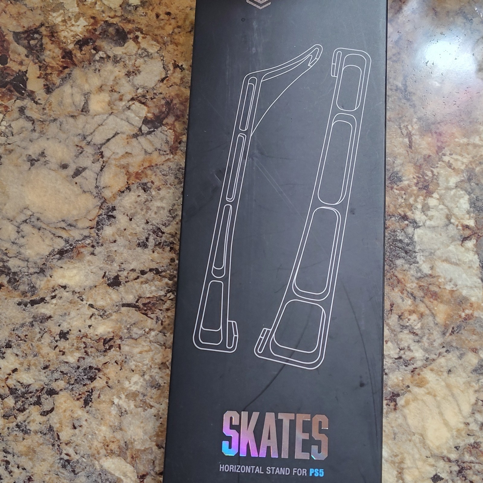 Sony Play Station Glistco Skates Stand for 5 Console, White, Anti-Vibration