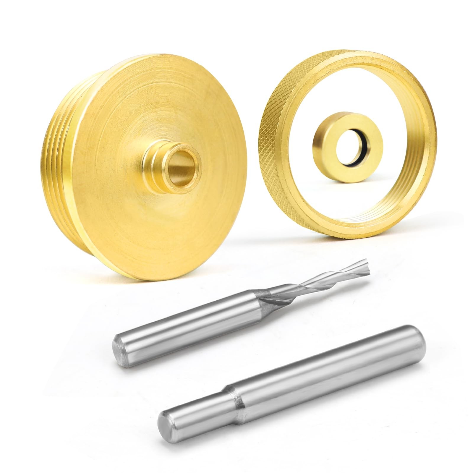 Upgraded Router Inlay Kit 9500, Router Inlay Bit Kit for 1/4 Templates, Solid...
