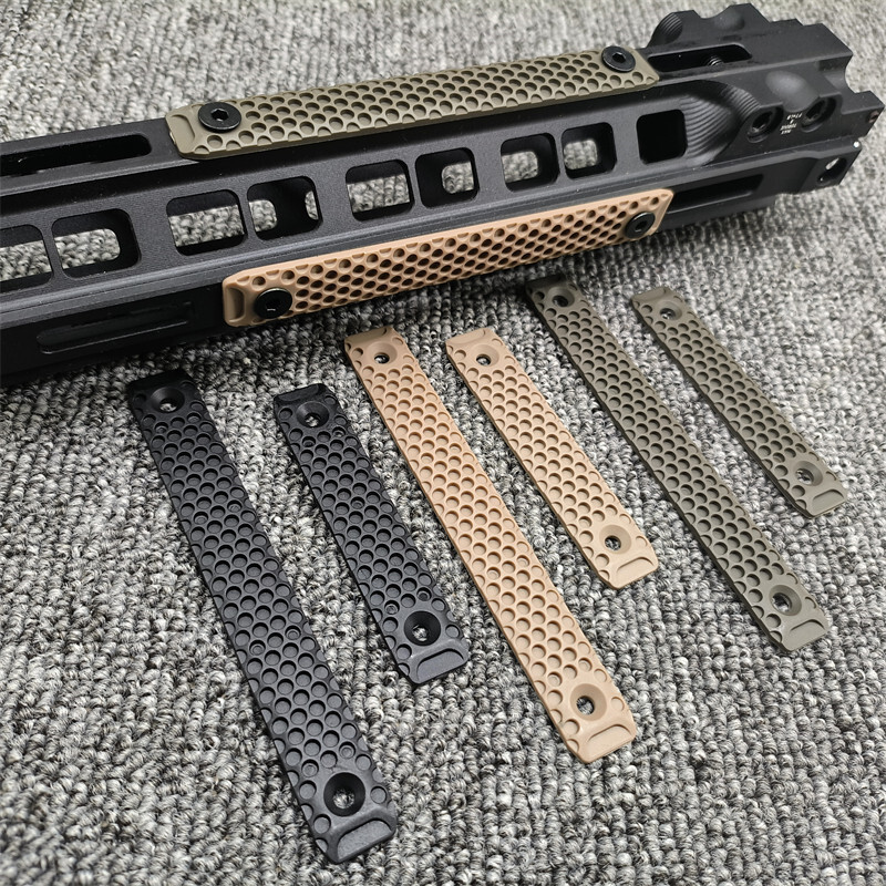 4Pcs/lot MLOK Nylon Rail Hand Protection G 10 Cover Panel for M-lok System