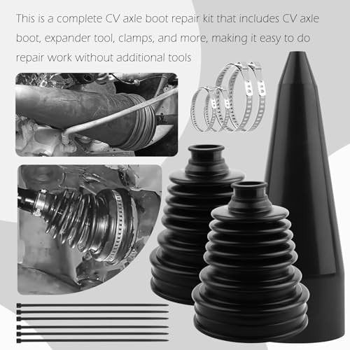 CV Boot Repair Kit,Water&Dust Resistant CV Axle Boot Repair Kit with CVs Boots