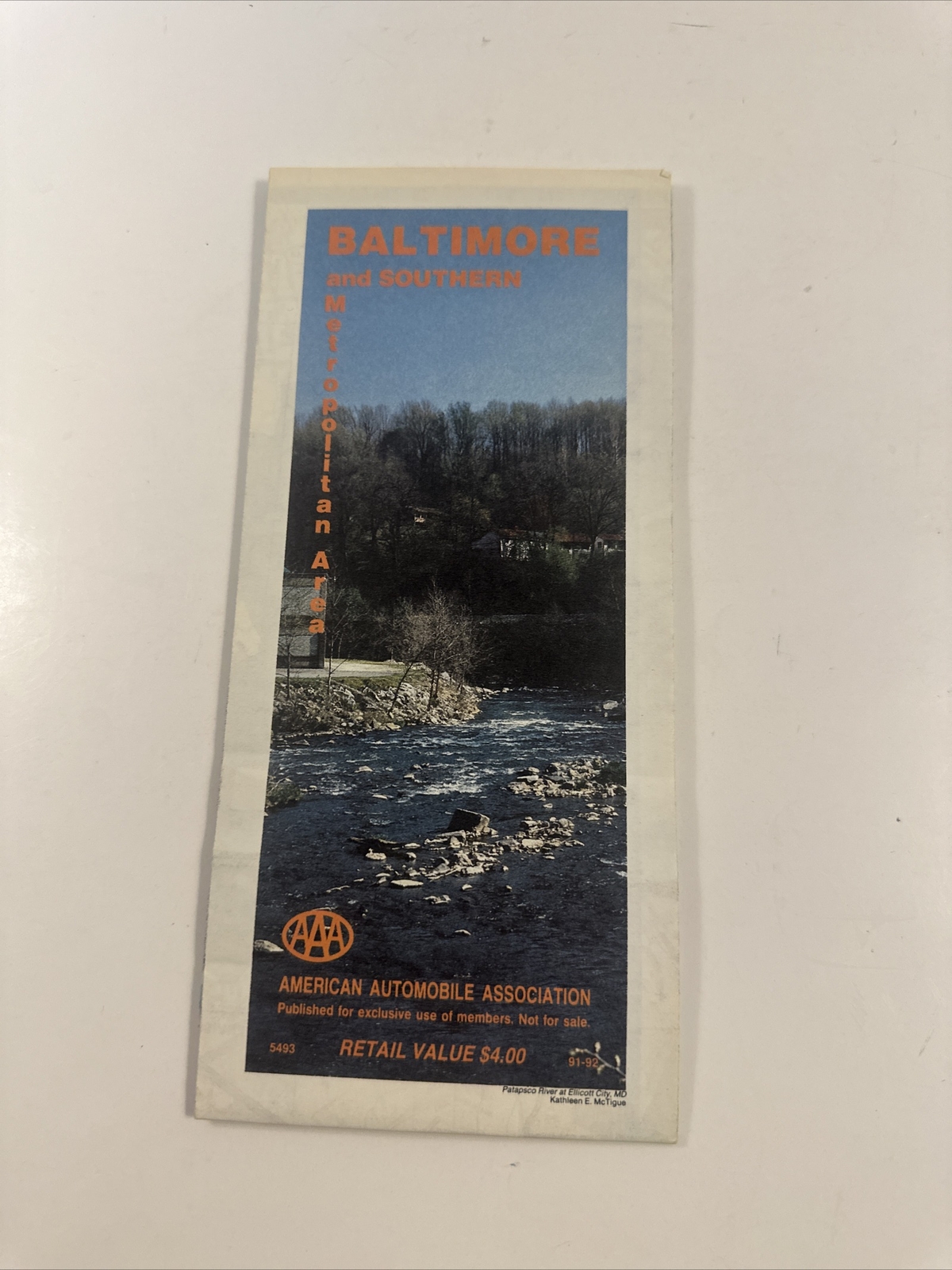 Baltimore and Southern Metropolitan Area Map - American Automobile Association