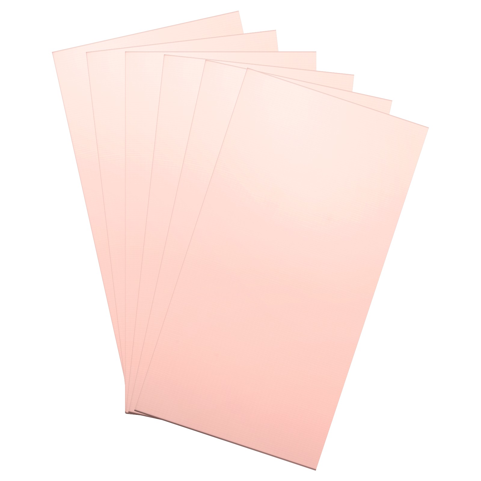6Pcs Single Sided Copper Clad PCB Boards, FR-4 Fiberglass, 200 x 100 x 1mm