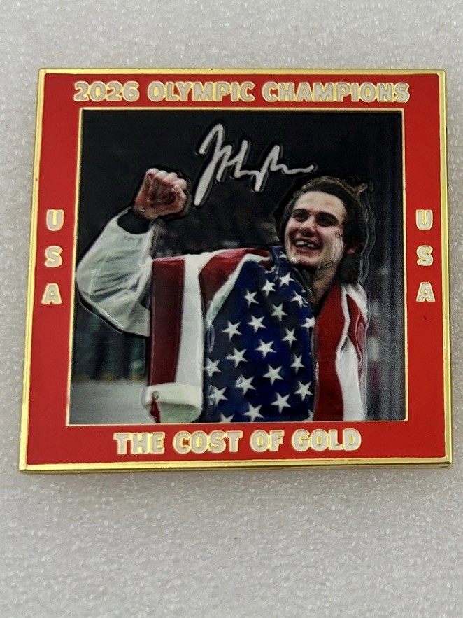 2026 Olympics Mens Hockey Challenge Coin 2 Inch Square
