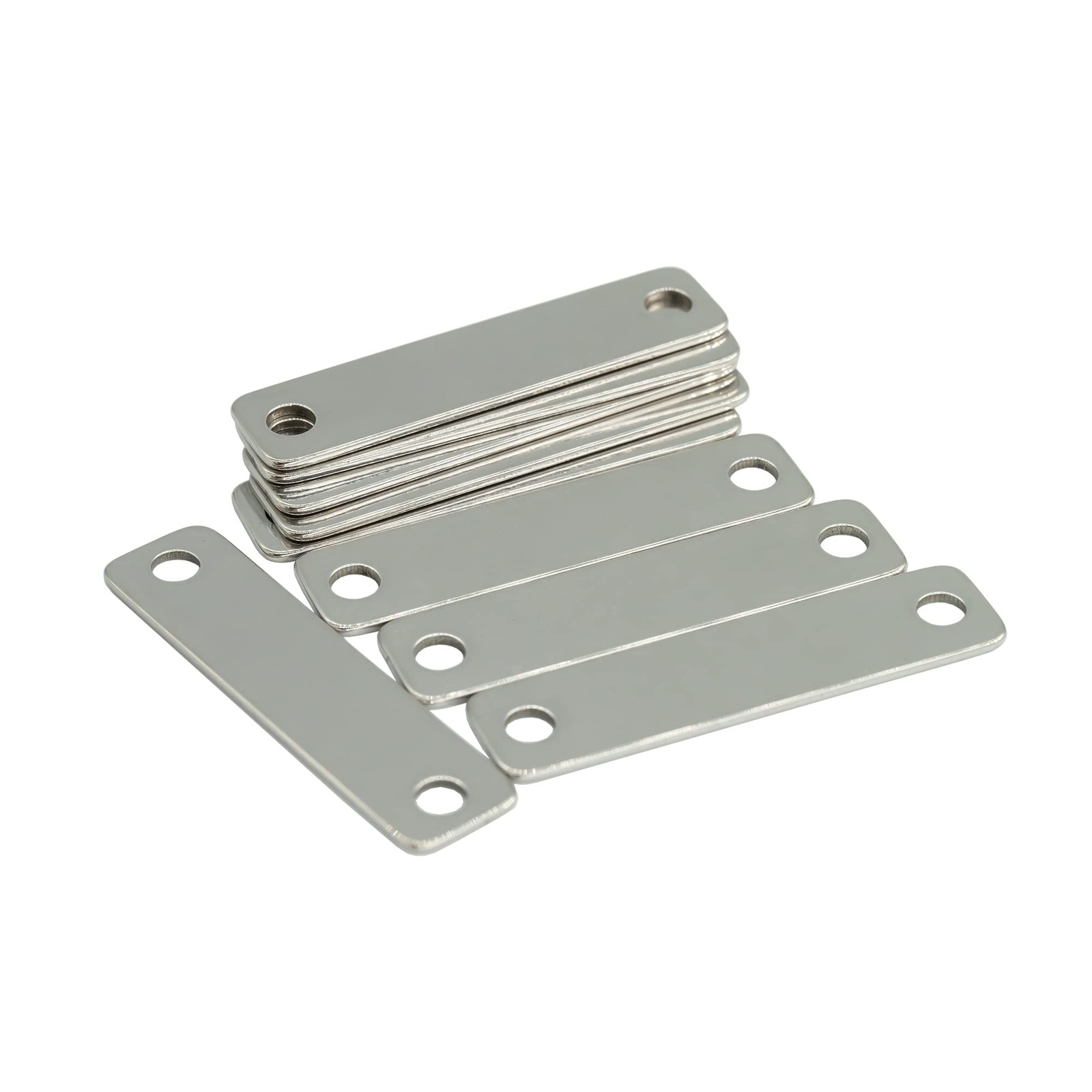 StayMax Metal Engraving Blanks Stamping 304 Stainless Steel Silver