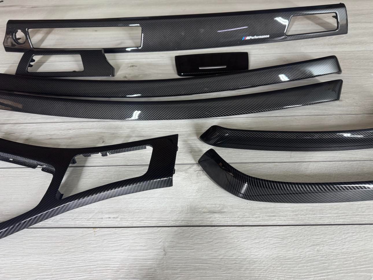 BMW E90 E91 Interior trim set NON IDRIVE ! Carbon FIBER LHD