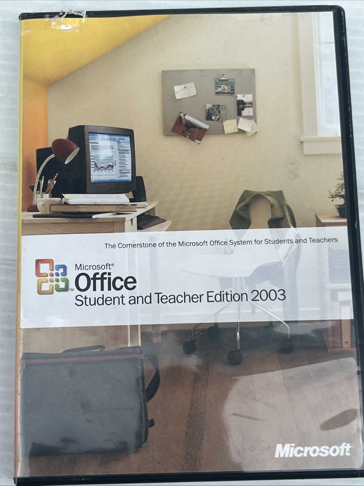 Microsoft Office 2003 Student and Teacher Edition Full Version MS w Key/booklet