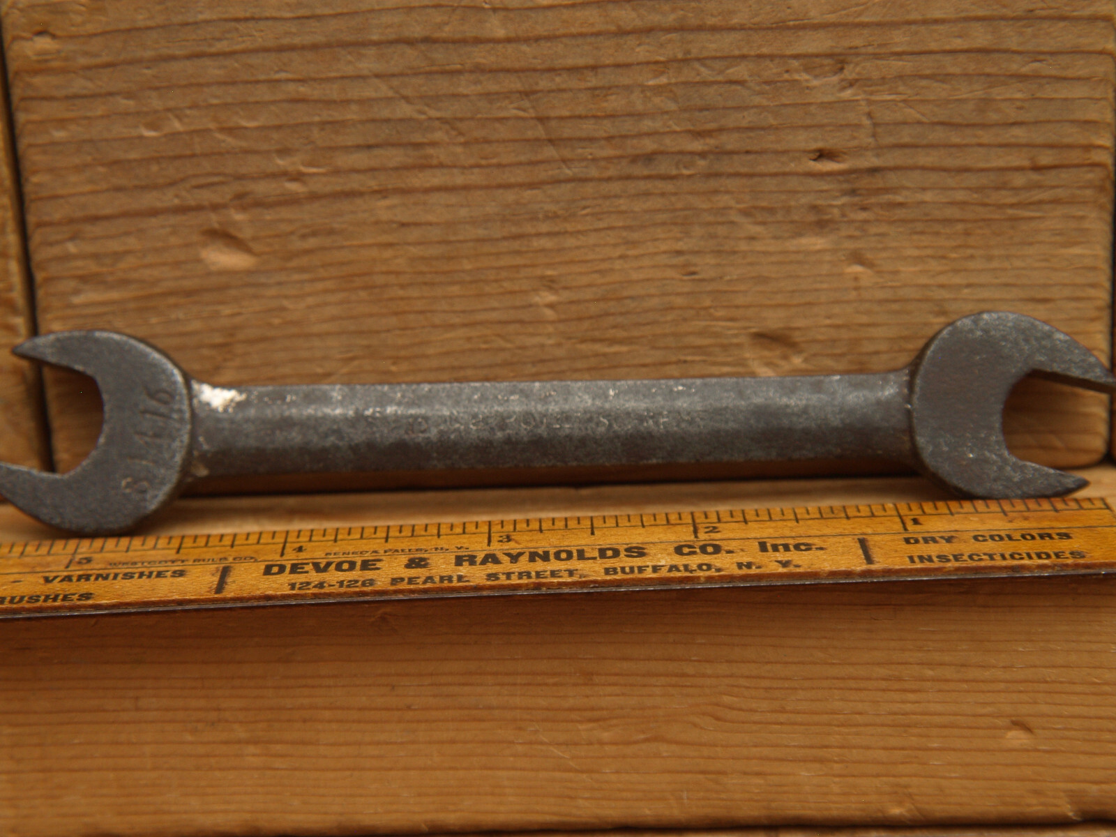 Blue Point Supreme S1416 1/2 x 7/16 Open End Wrench mid-1930s
